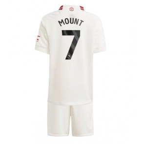 Maillot de foot Manchester United Mason Mount #7 Troisième enfant 2023-24 Manches Courte (+ pantalon court)